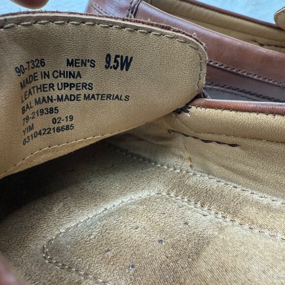 Dockers Mens Tassel Loafers Brown Leather Size 9.5M Slip-on - Picture 5 of 9